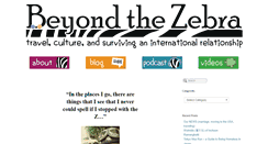 Desktop Screenshot of beyondthezebra.com