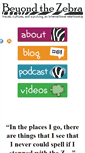 Mobile Screenshot of beyondthezebra.com